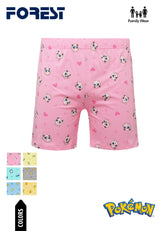 (1 Pc) Pokémon Ladies 100% Cotton Short Pants Pyjamas - PPD1006