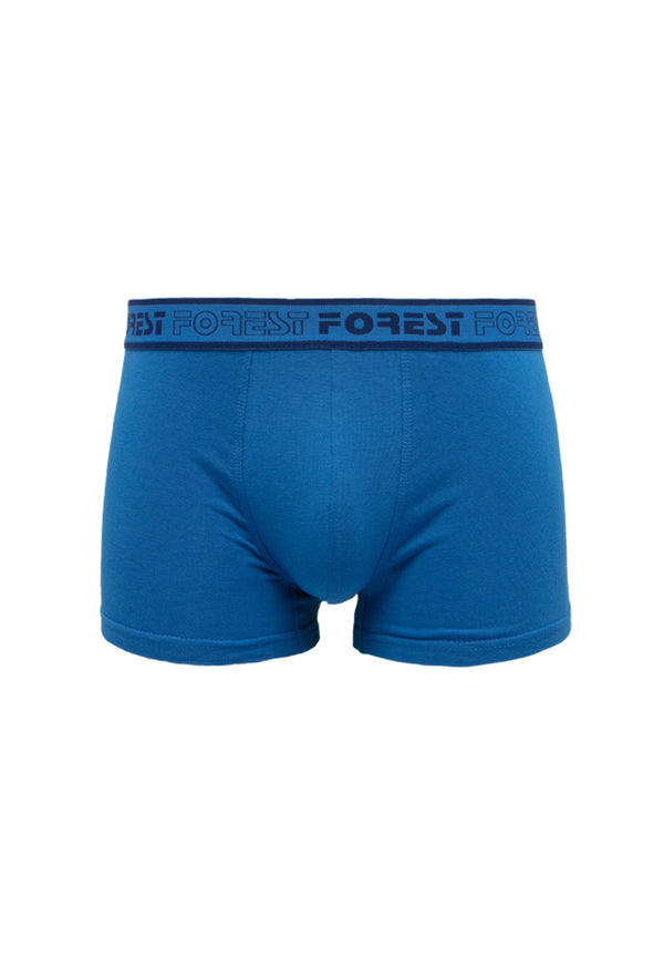 (3 Pcs) Forest Mens Cotton Spandex Shorty Brief Underwear Assorted Colours - FUD0101S