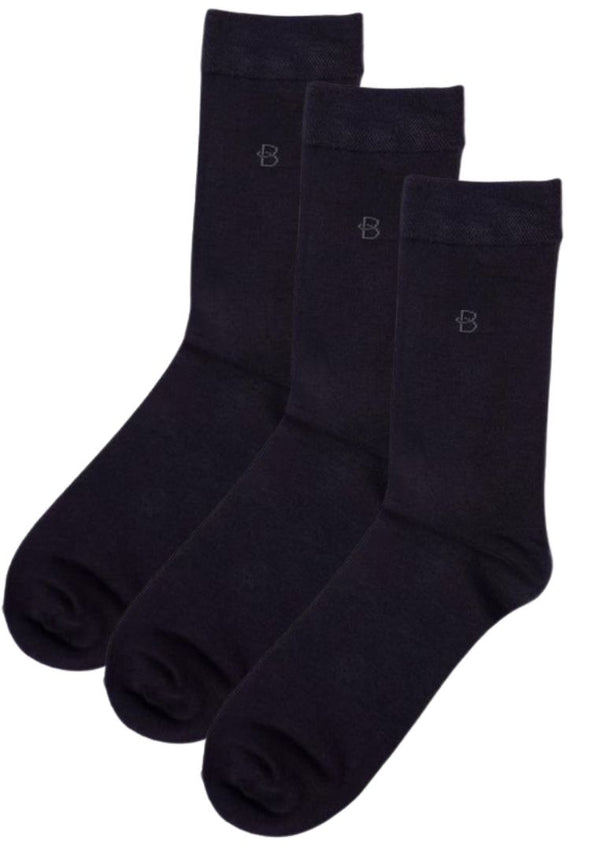 Byford Full Length Business Socks (3 Pairs) - BSF1001W