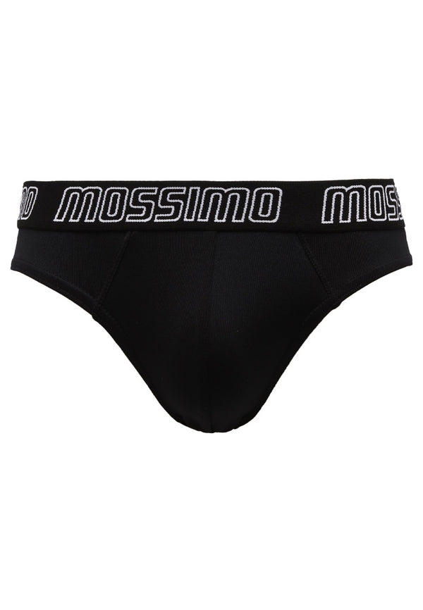 (3 Pcs) Mossimo Mens Microfibre Spandex Mini Brief Underwear Assorted Colours - MUD0052M