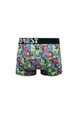 (2Pcs) Forest X Disney Mens Microfibre Spandex Shorty Brief Underwear Assorted Colour-WUD0018S