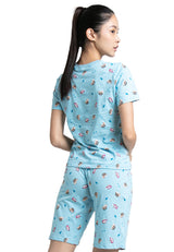 (1 Set) Forest x Shinchan Ladies 100% Cotton Short Sleeve Short Pants Pyjamas Set - CPD0026