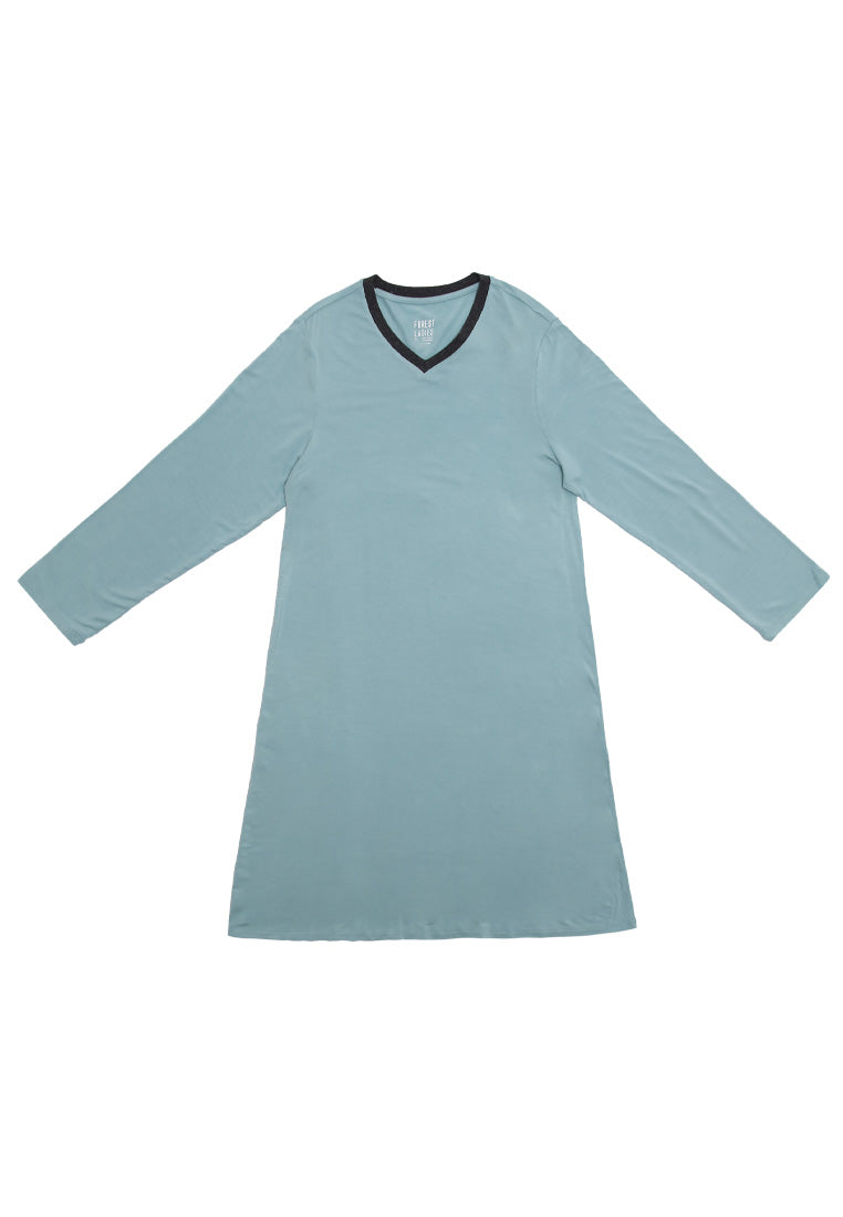 (1 Set) Forest Ladies Viscose Spandex Sleep Dress Pyjamas - FPL0004D