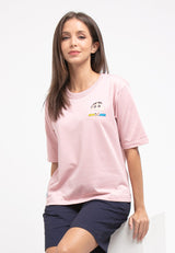 Forest X Shinchan Cloakwork Ladies Heavy Weight Cotton Round Neck T Shirt Women | Baju T shirt Perempuan - FC820041
