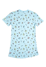 (1 Set) Forest x Disney  D100 Ladies 100% Cotton Sleep Dress Pyjamas - WPD0024