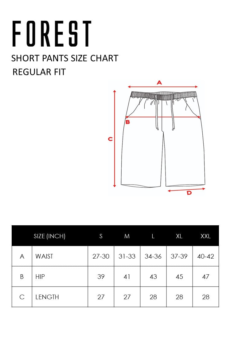 Forest 100% Cotton Twill 27"/28" Cargo Pants Men Shorts Casual 3 Quarter Short Pants Men | Seluar Pendek Lelaki - 665069