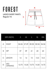 Forest X Shinchan 30th Anniversary Logo Taping Ladies Short Pants | Seluar Pendek - FC860003