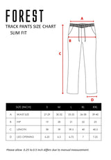Forest Easy Cotton Trousers Stretchable Slim Fit Long Pants Men | Seluar Lelaki Panjang  - 10749