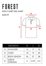 Forest Slim Fit Collar T Shirt Men Polo Tee | Baju T Shirt Lelaki - 23260