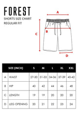 100% Cotton Twill Woven Casual Shorts - 65720