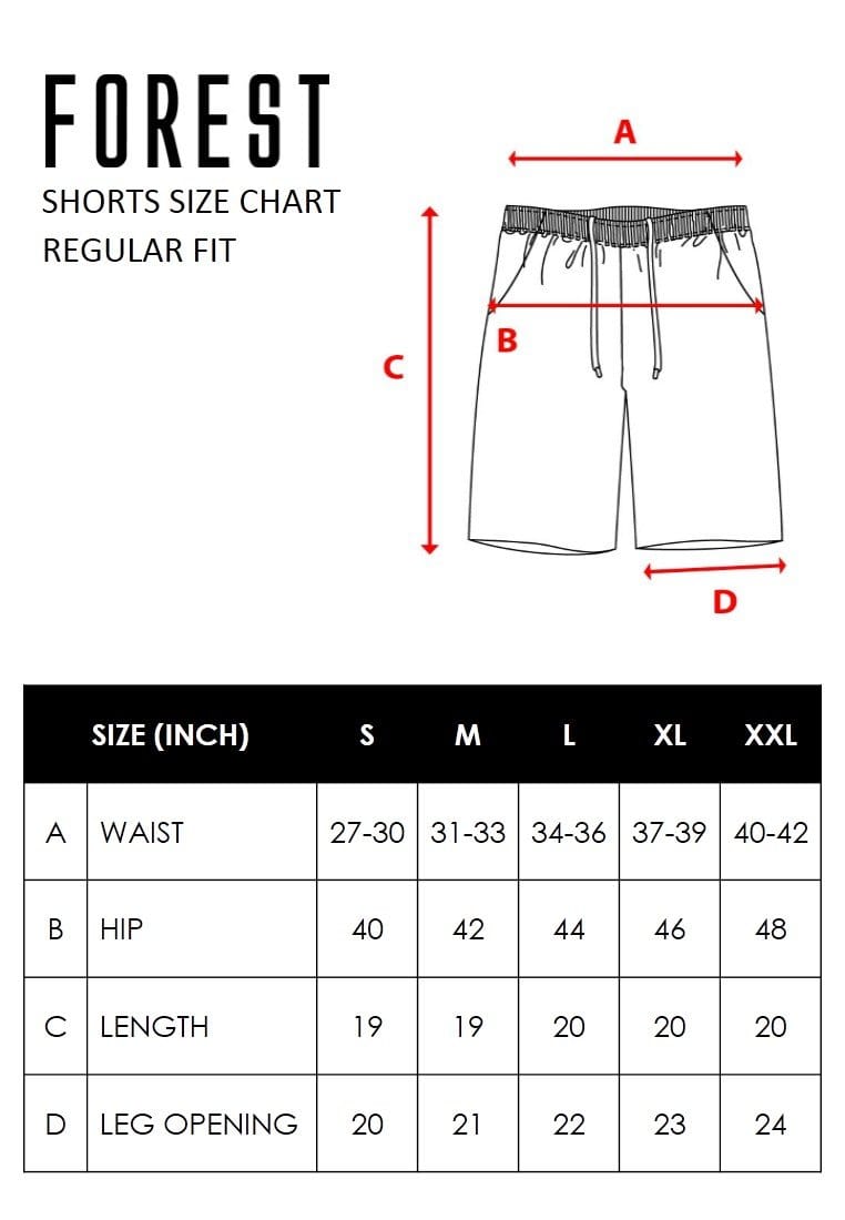 100% Cotton Twill Woven Casual Shorts - 65720