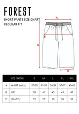 Elastic Quarter Short Pants - 65700