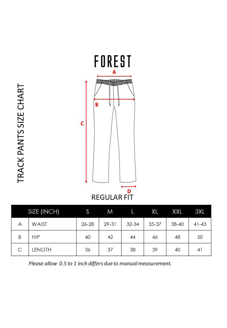 Forest Cotton Terry Sweatpants Men Track Pants | Seluar Panjang Lelaki - 10767