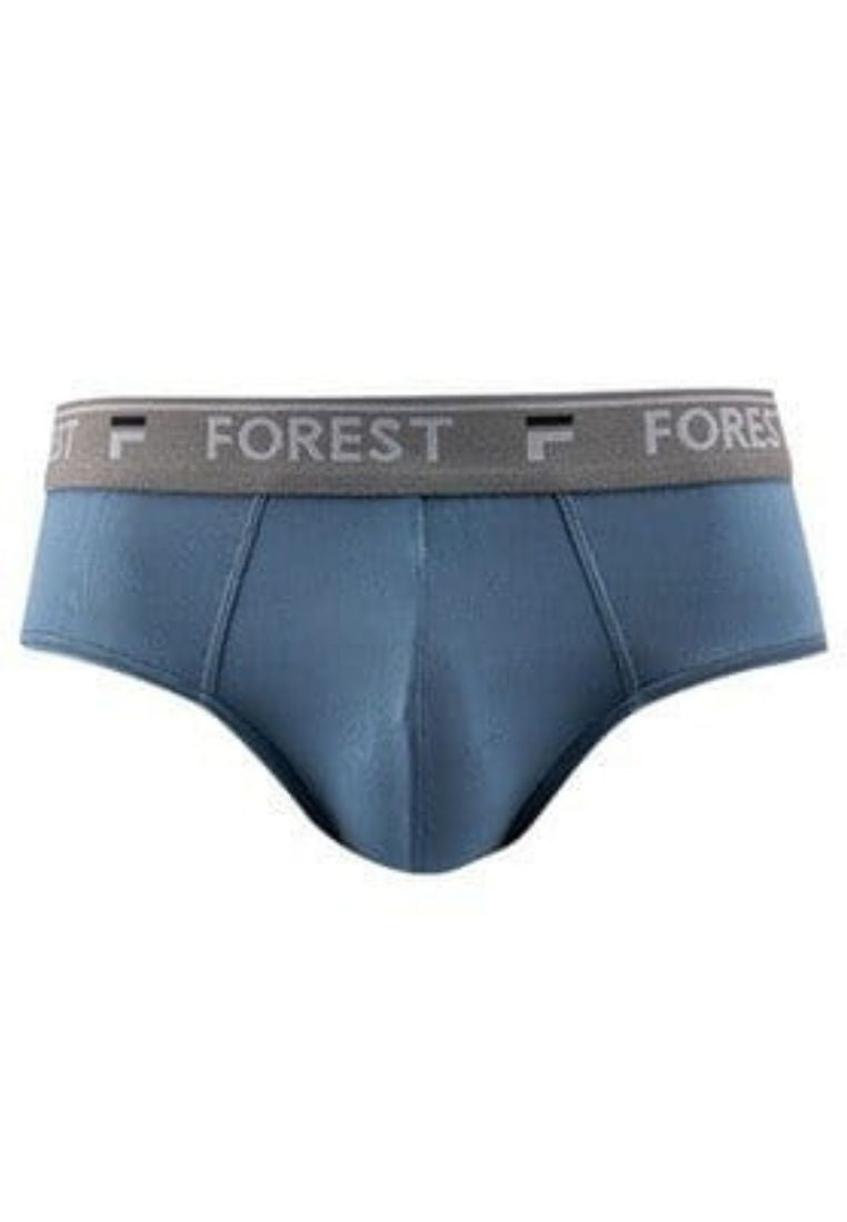 (3 Pcs) Forest Men Brief Microfibre Spandex Men Underwear Seluar Dalam Lelaki Assorted Colours - FUD0073M