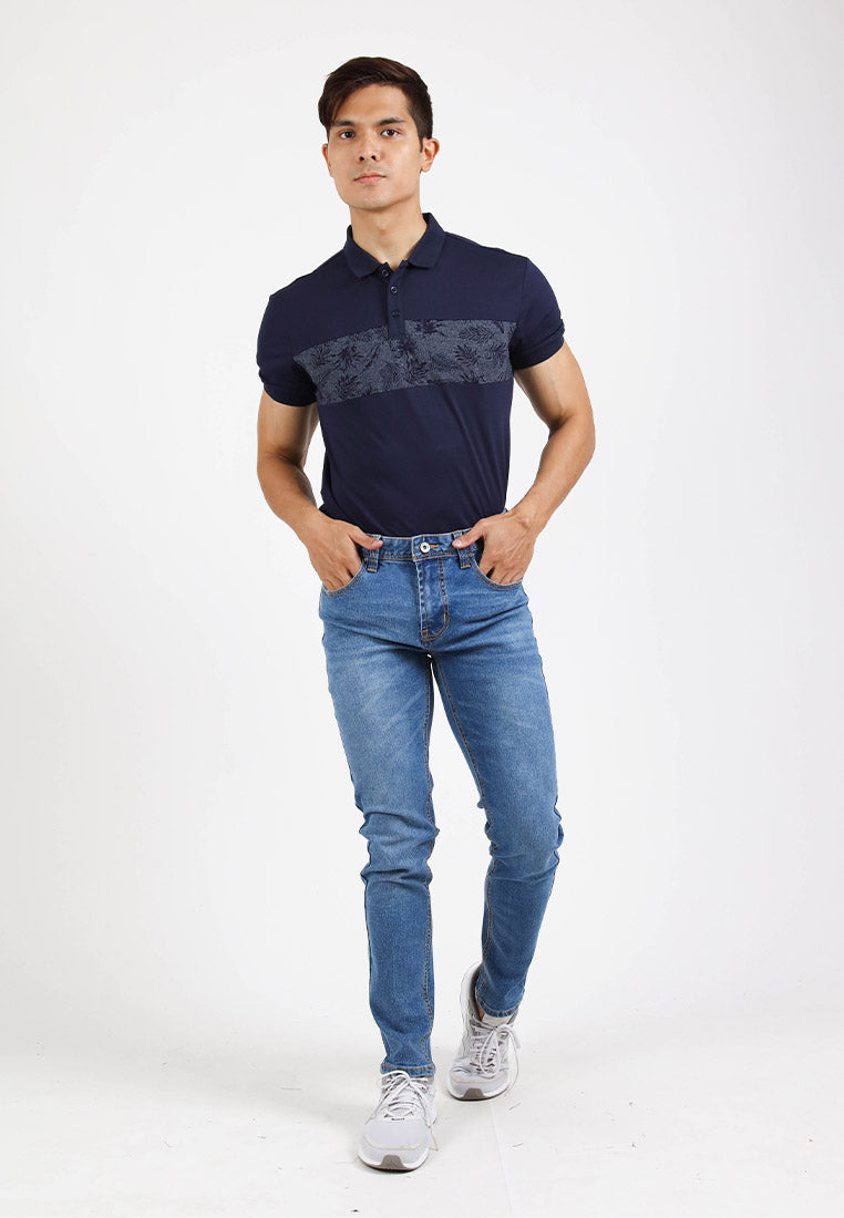 Forest Stretchable Slim Fit Jeans Men Denim Jeans | Seluar Jeans Lelaki Slim Fit - 610205