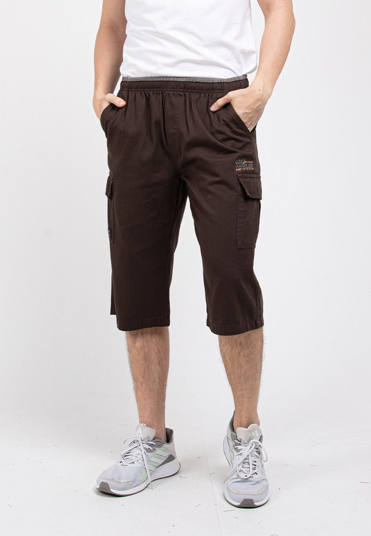Forest 100% Cotton Twill 27"/28" Cargo Pants Men Shorts Casual 3 Quarter Short Pants Men | Seluar Pendek Lelaki - 65829