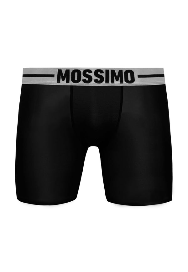(2 Pcs) Mossimo Mens Microfibre Spandex Boxer Brief Underwear Assorted Colours - MUB1035BB