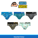 (3Pcs) Forest X Shinchan X Cloak Mens Microfibre Spandex Mini Brief Underwear Assorted Colour-CUD0013M