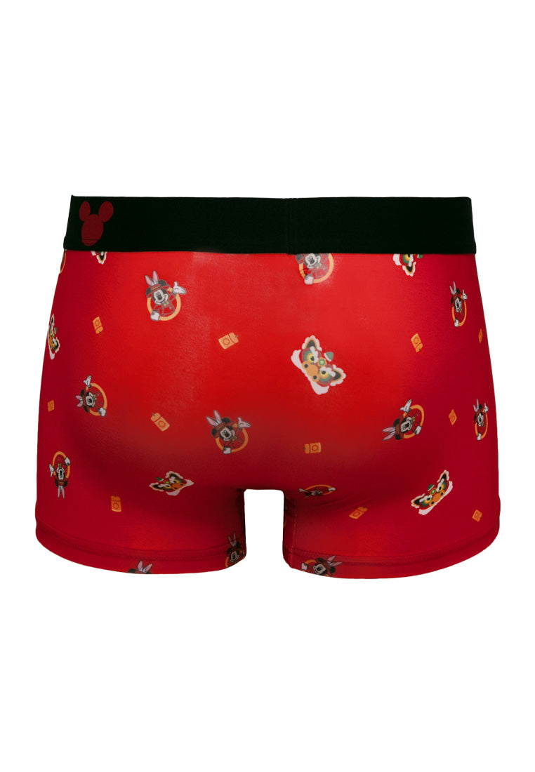 (2 Pcs) Forest X Disney "Year of Rabbit" Mens Microfibre Spandex Shorty Brief Underwear Assorted Colours - WUD0030S