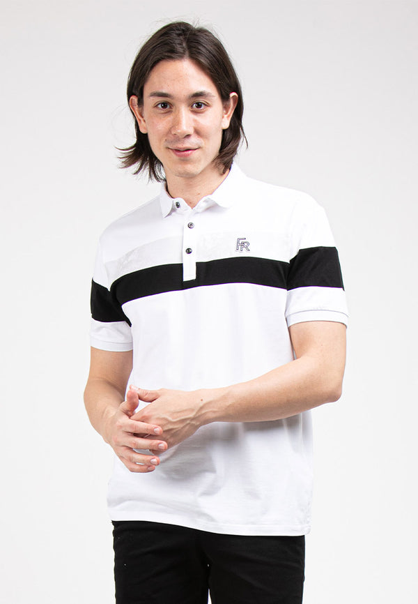 Forest Stretchable Polo T Shirt Men Slim Fit Collar Tee | Baju T Shirt Lelaki - 23796