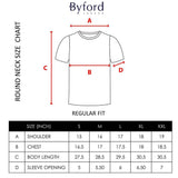 (2 Pcs) Byford Men 100% Cotton Round Neck Short Sleeve Singlet Assorted Colour- BID773R