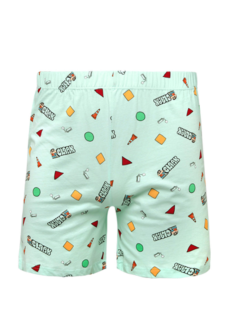 (1 Pc)Forest x Shinchan x Cloak Unisex 100% Cotton Short Pants Pyjamas - CPD0035