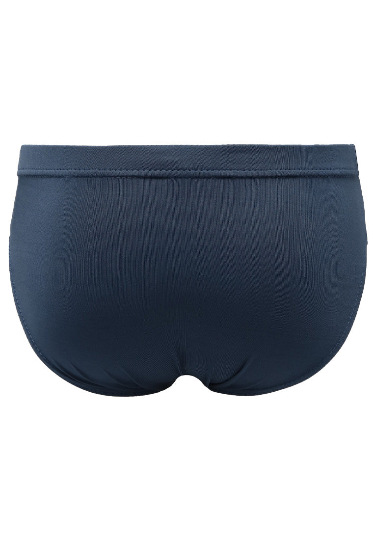 (3 Pcs) Forest Boys Microfibre Spandex Mini Brief Underwear Assorted Colours - FUJ0015M