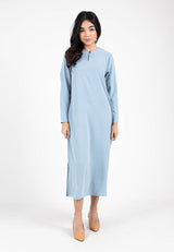 Forest Ladies Woven Long Sleeve Loose Dress Women Dress - 885022