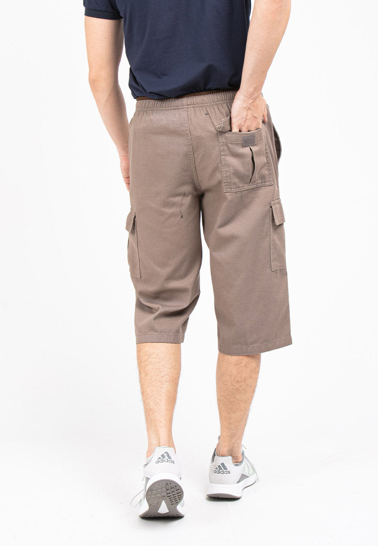 Forest 100% Cotton Twill 27"/28" Cargo Pants Men Shorts Casual 3 Quarter Short Pants Men | Seluar Pendek Lelaki - 65829