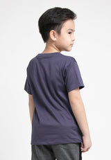 Forest X Shinchan Cloakwork Kids Cotton Round Neck T Shirt | Baju T shirt Budak - FCK20043