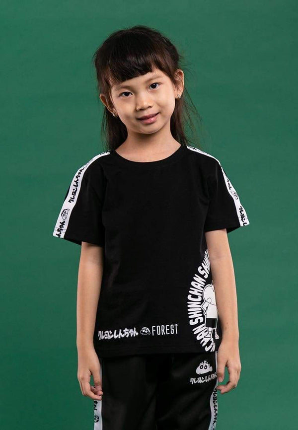 Shinchan Kids Embroidered with Special Print Round Neck Tee - FCK2002