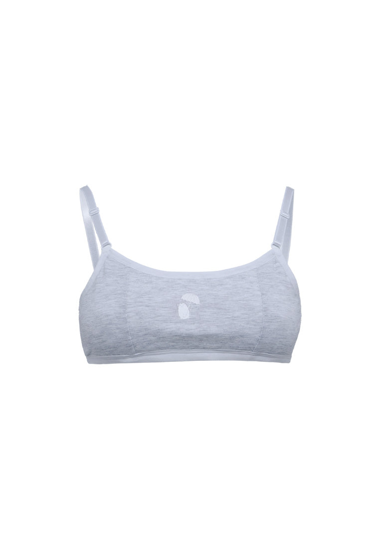 (1Pc) Forest Teenager Cotton Spandex Non Pad Singlet Bra- FBD0002J