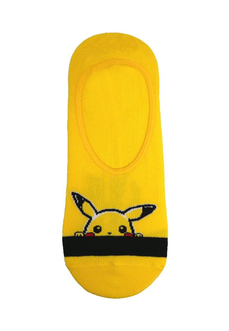(2 Pcs) Pokémon Cotton Spandex No Show Sport Socks Assorted Colour- PSF1003T