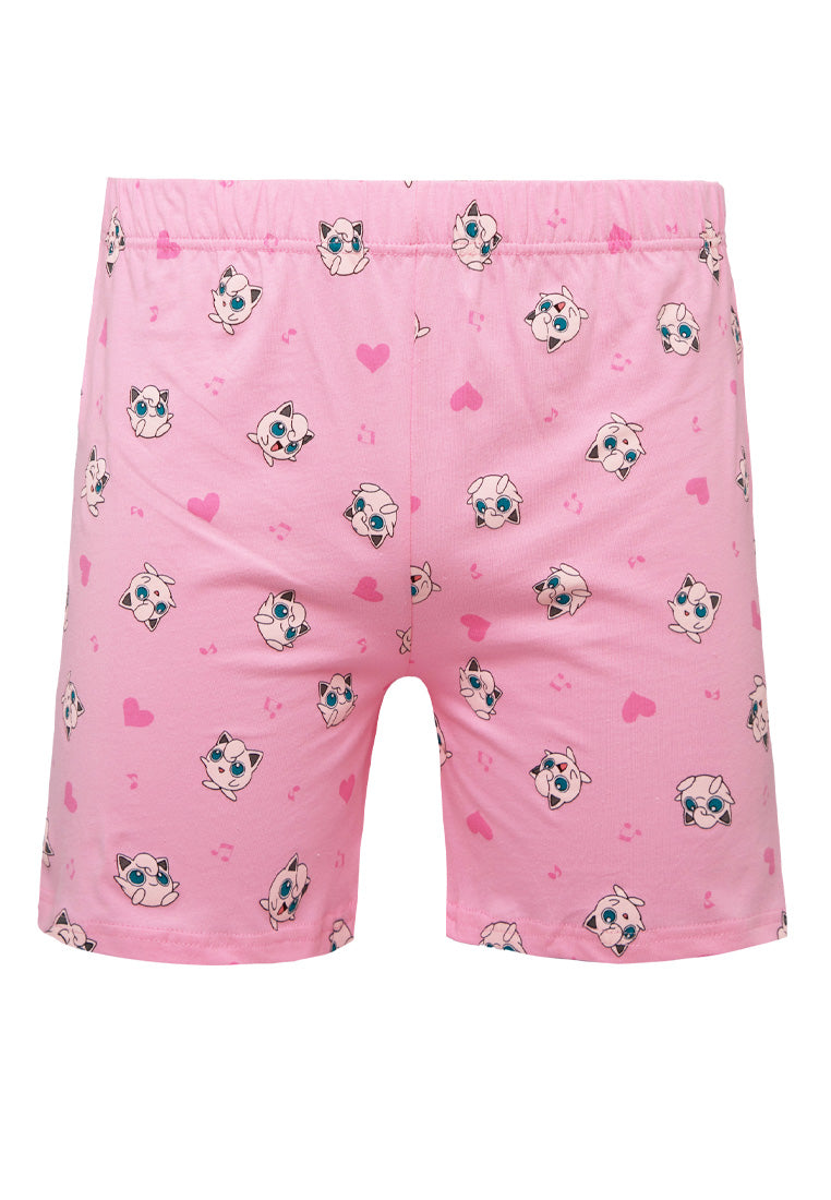 (1 Pc) Pokémon Ladies 100% Cotton Short Pants Pyjamas - PPD1006