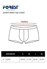 (2Pcs) Forest X Shinchan X Cloak Mens Cotton Modal Spandex Shorty Brief Underwear Assorted Colour-CUD0016S