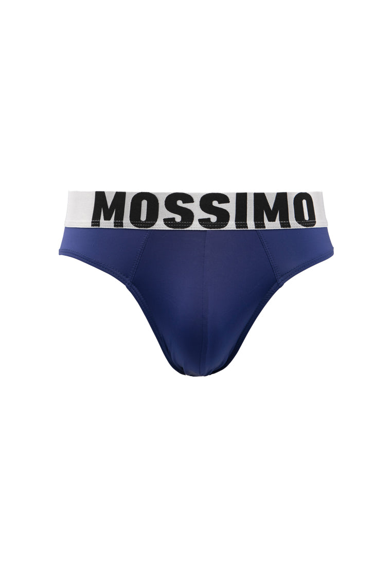 (3 Pcs) Mossimo Microfibre Spandex Mini Brief Assorted Colour - MUB1027M