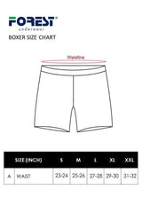 (2 Pcs) Forest Men Boxer 100% Cotton Men Underwear Boxer Lelaki Assorted Colours - FUD211X