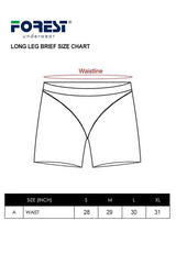 ( 1 Piece ) Forest Ladies Bamboo Spandex Underwear Women Anti Chafing Long Leg Brief | Seluar Dalam Wanita - OLD0012BB