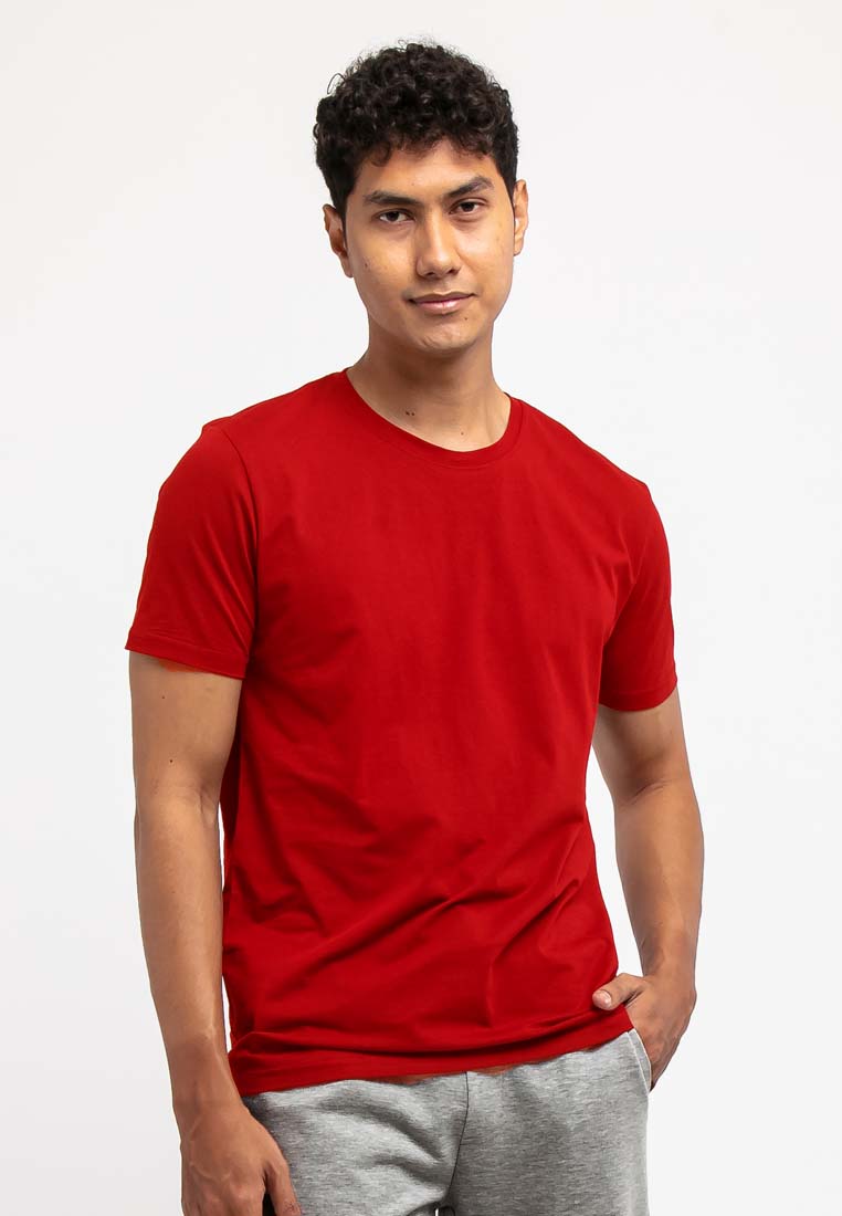 Forest Plus Size Premium Soft-Touch Cotton Slim Fit Plain Tee T Shirt Men | Baju T Shirt Lelaki - PL23790