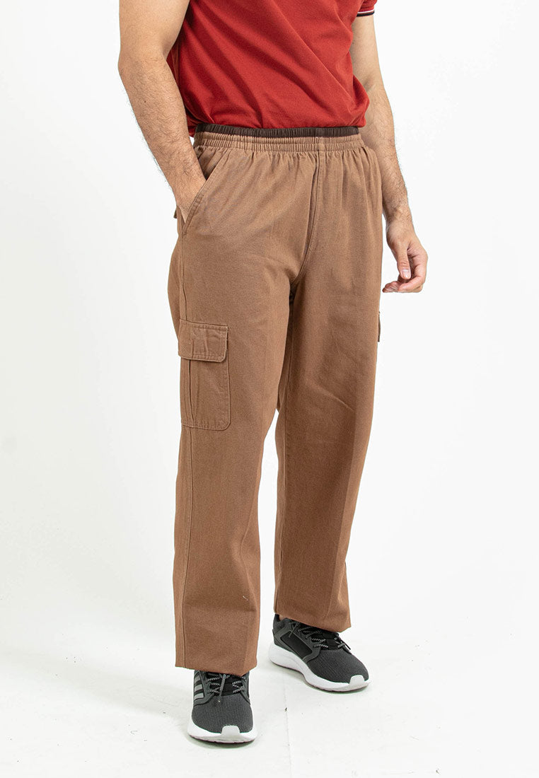 Forest 100% Cotton Twill Cargo Pants Men Long Pants Trousers | Seluar Lelaki Panjang Cargo - 10756