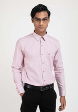 Long Sleeve Checked Business Shirt - 15119009