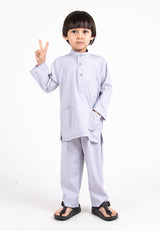 Alain Delon Slim Fit Baju Melayu Baju Raya 2023 Ayah Anak Sedondon set - 19023001B/19023501B