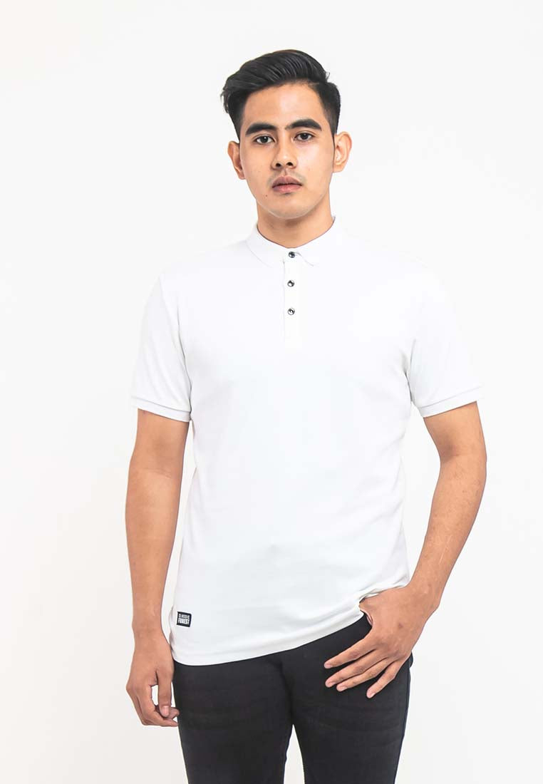 Forest Plus Size Premium Weight Cotton 220gsm Interlock Knitted Polo Tee - PL23759