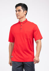 Forest Premium Weight Cotton 220gsm Interlock Knitted Pocket Polo Tee | Baju T Shirt Lelaki - 23758