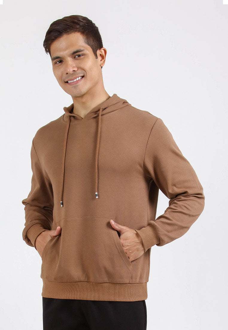 Forest Cotton Interlock 250GSM Premium Weight Cotton Reg Fit Hoodie Men Sweatshirt Jacket - 23770