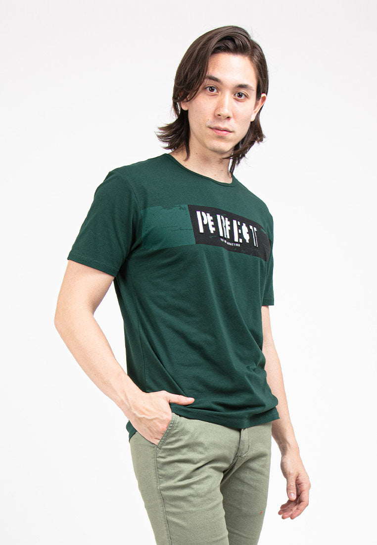 Forest 3D Effects Stretchable Round Neck Tee Men | Baju T Shirt Lelaki - 23773