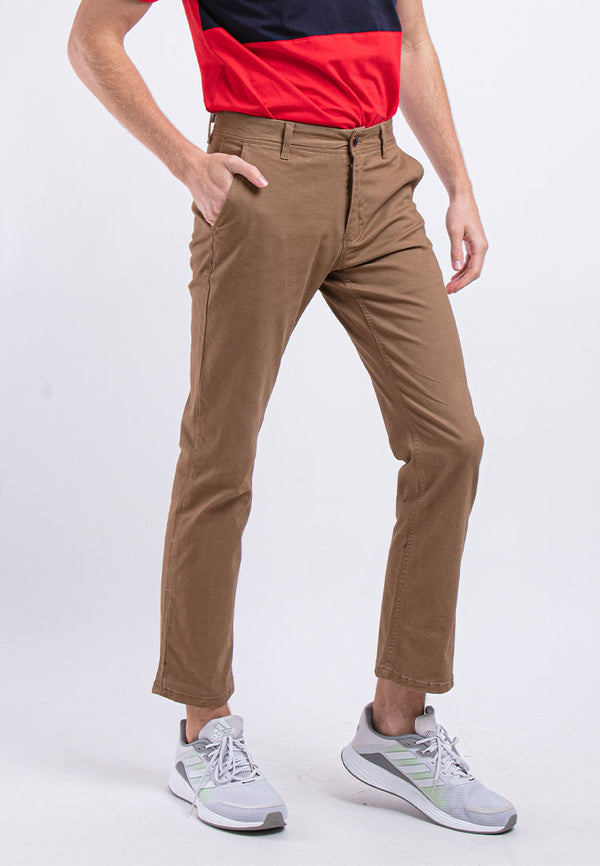 Forest Stretchable Chino Pants Trousers Straight Cut Khakis Pant Men Cotton Men Long Pants | Seluar Lelaki - 610197