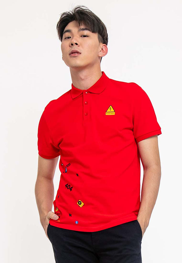Pique Casual Slim Fit Polo Tee - 621157
