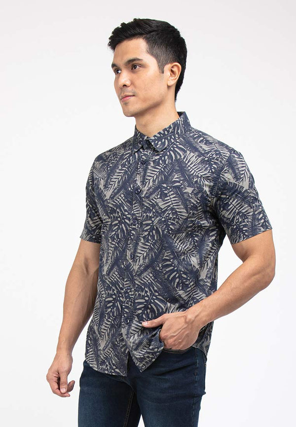 Forest Woven Full Print Men Shirt | Baju Kemeja Lelaki - 621239