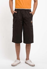 Forest 100% Cotton Twill 27"/28" Cargo Pants Men Shorts Casual 3 Quarter Short Pants Men | Seluar Pendek Lelaki - 65723